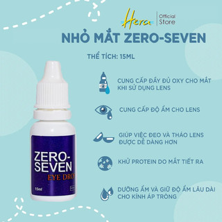 Nước Nhỏ Mắt Lens Zero Seven Hàn Quốc 15ml