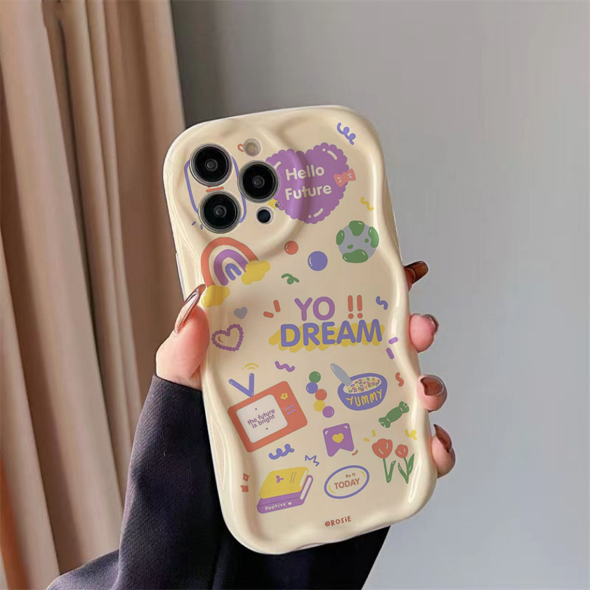 Ốp lưng iphone cạnh sóng nổi Yo Dream ip 6/6plus/6s/6splus/7/7plus/8/8plus/x/xs/11/12/13/14/pro/max/promax/plus sk5104