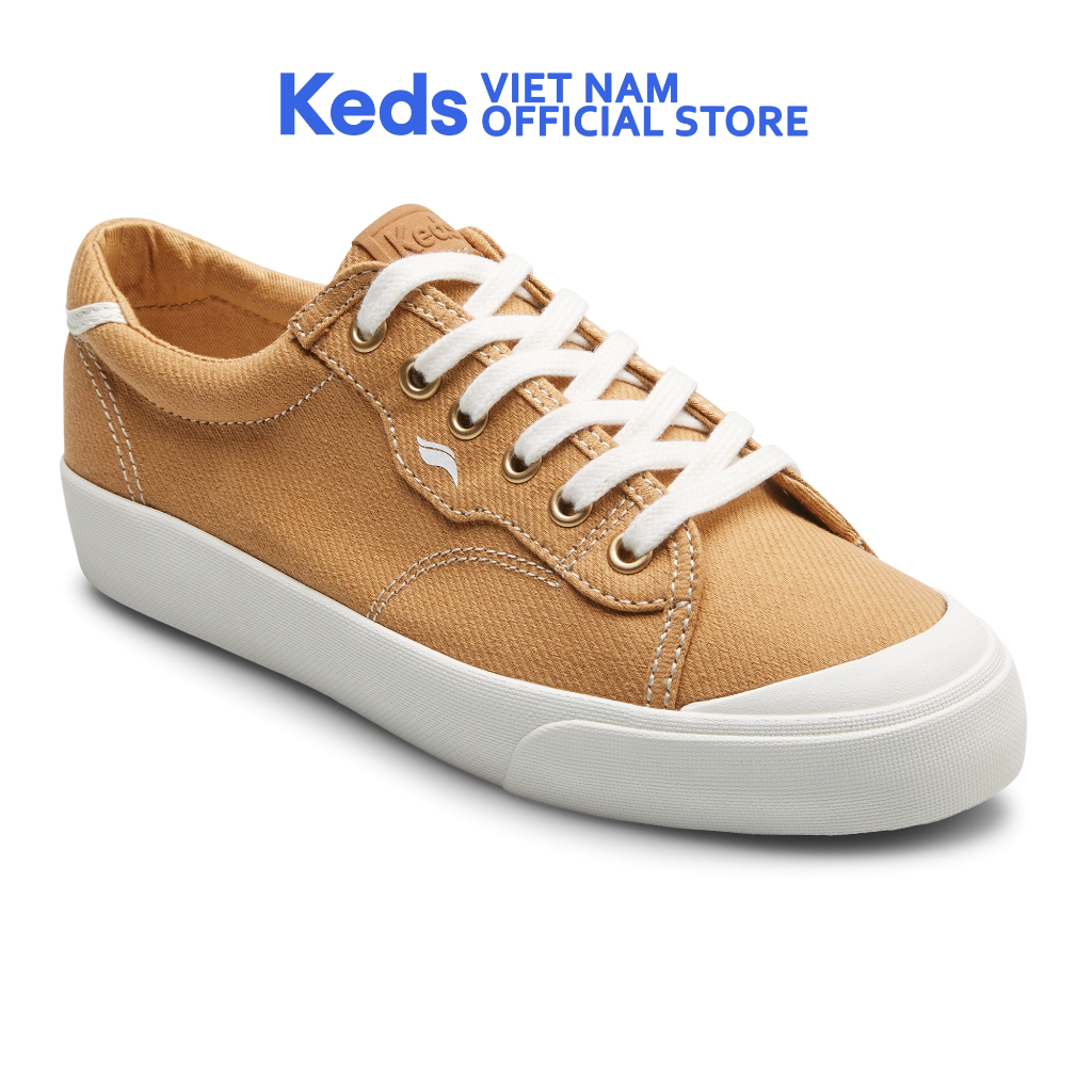 Giày Keds Nữ - Crew Kick 75 Canvas Workwear Tan- KD066276