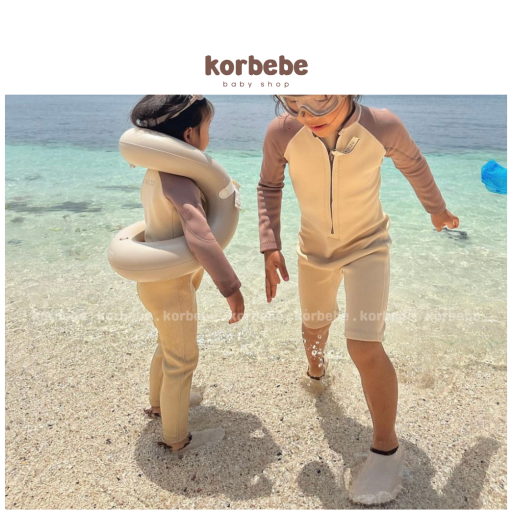 Áo phao bơi cho bé từ 15-25 kg Neck Vest Ziazizo Hàn Quốc