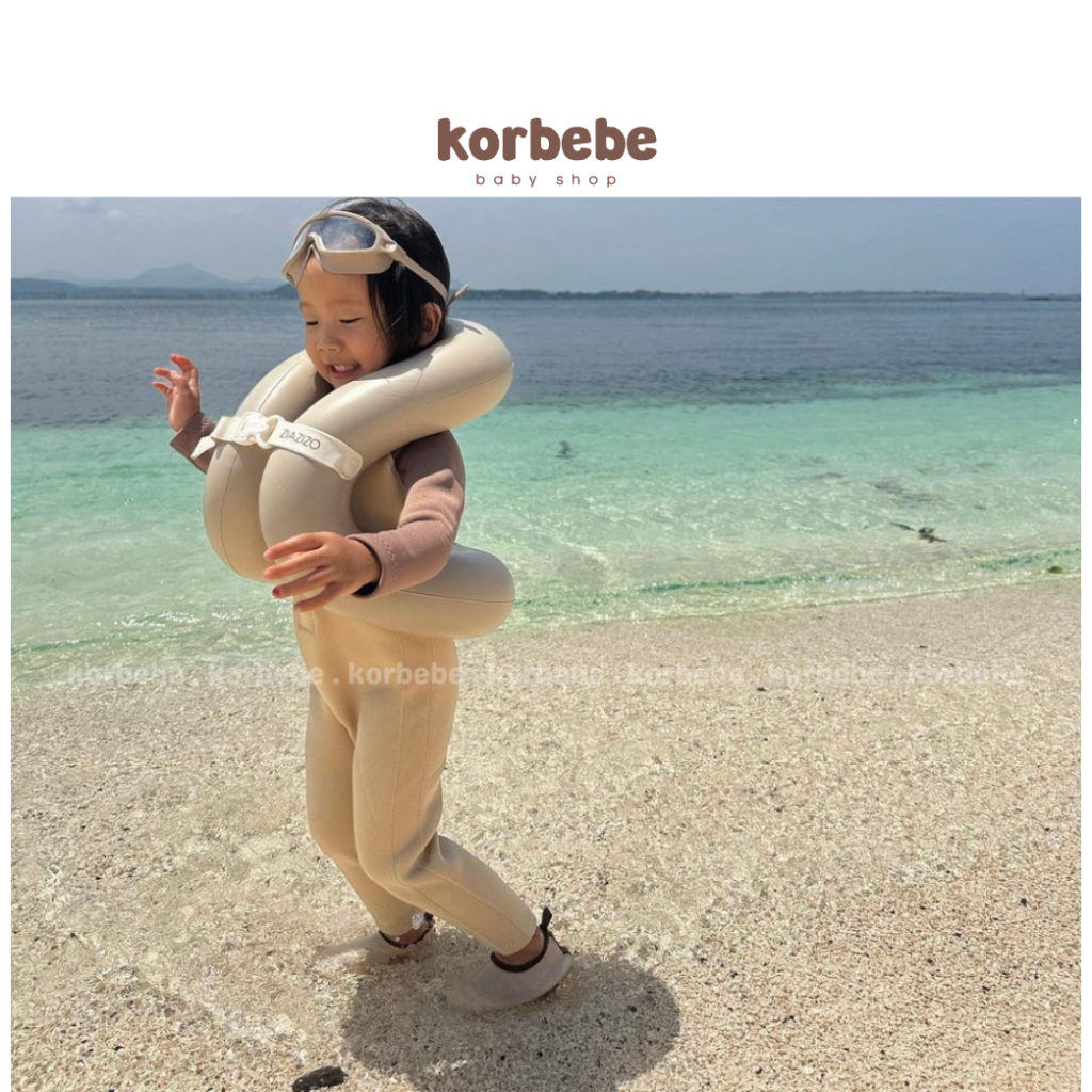 Áo phao bơi cho bé từ 15-25 kg Neck Vest Ziazizo Hàn Quốc