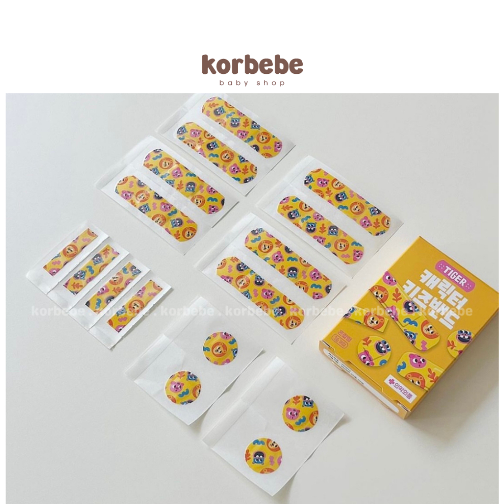 Băng keo cá nhân dễ thương cho bé My Little Tiger Hàn Quốc