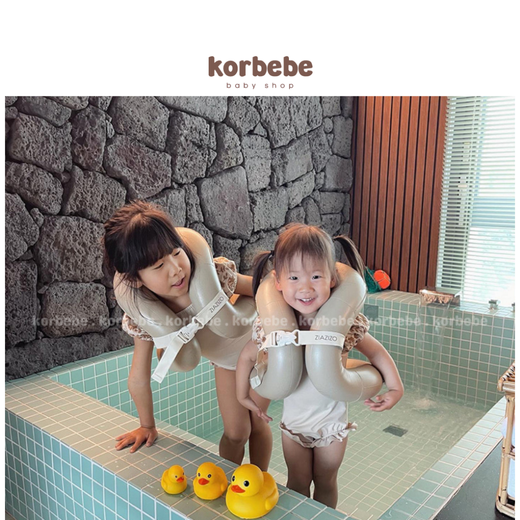 Áo phao bơi cho bé từ 15-25 kg Neck Vest Ziazizo Hàn Quốc
