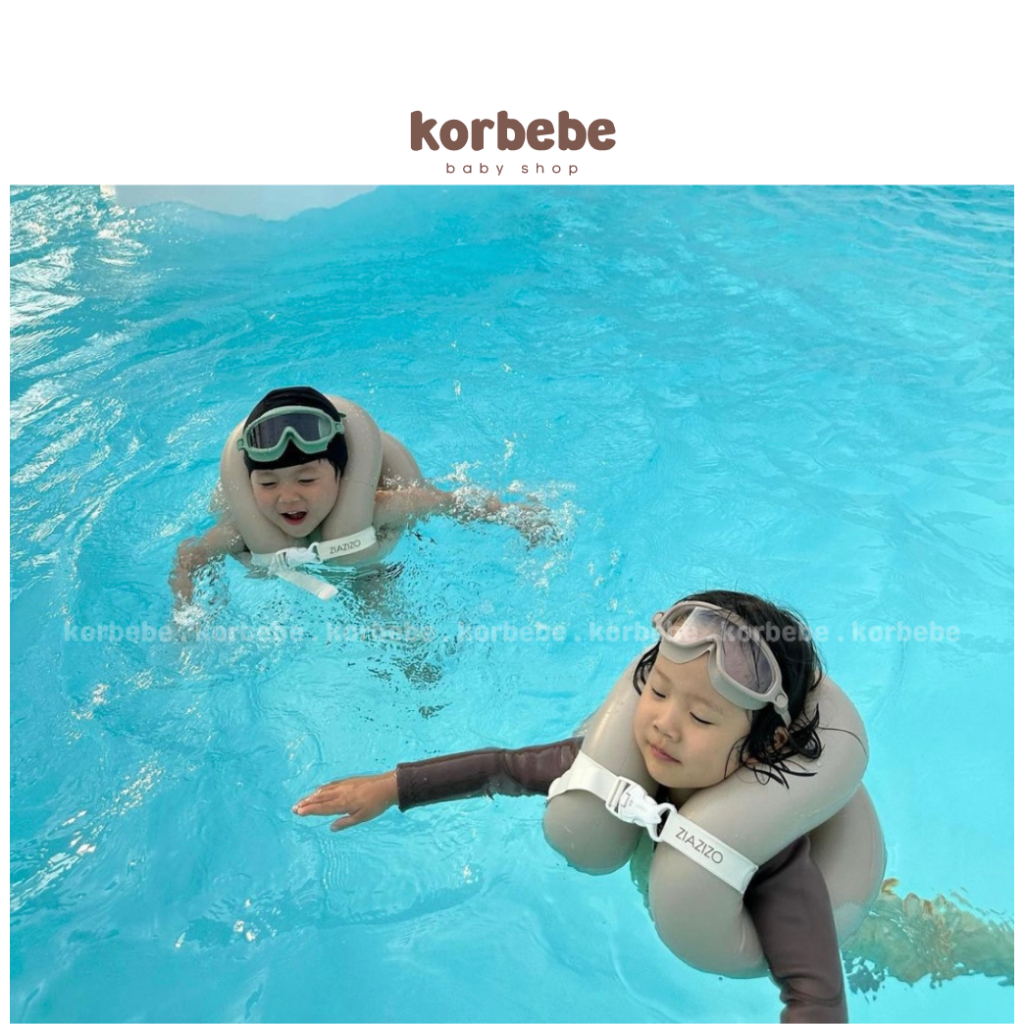 Áo phao bơi cho bé từ 15-25 kg Neck Vest Ziazizo Hàn Quốc