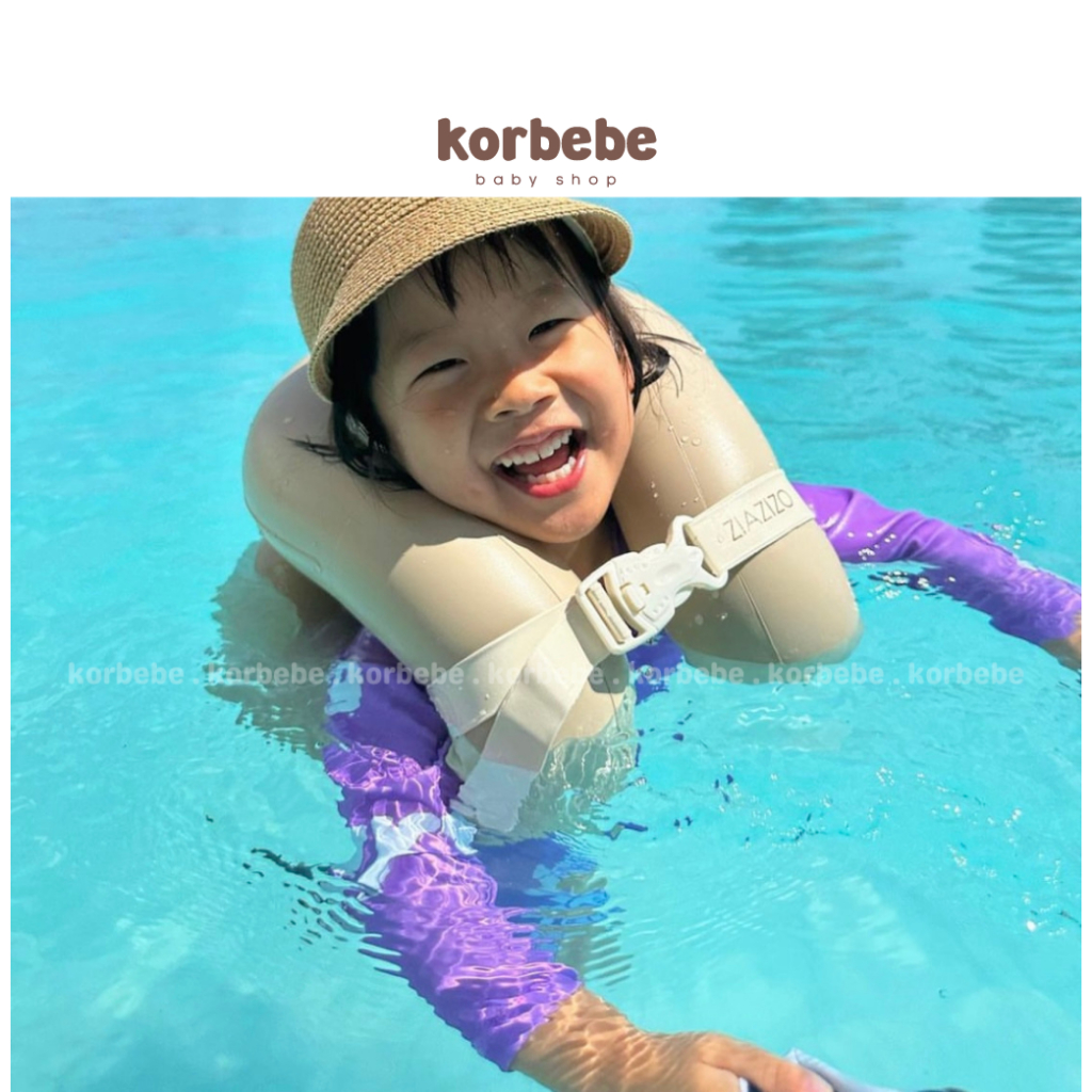 Áo phao bơi cho bé từ 15-25 kg Neck Vest Ziazizo Hàn Quốc