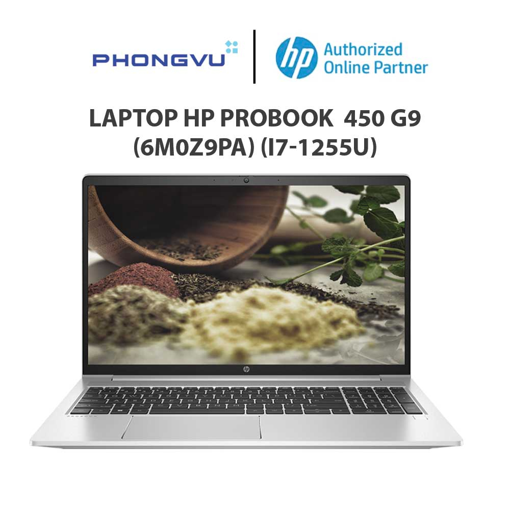 Laptop HP Probook 450 G9 (6M0Z9PA) (i7-1255U) (Bạc) - Bảo hành 12 tháng