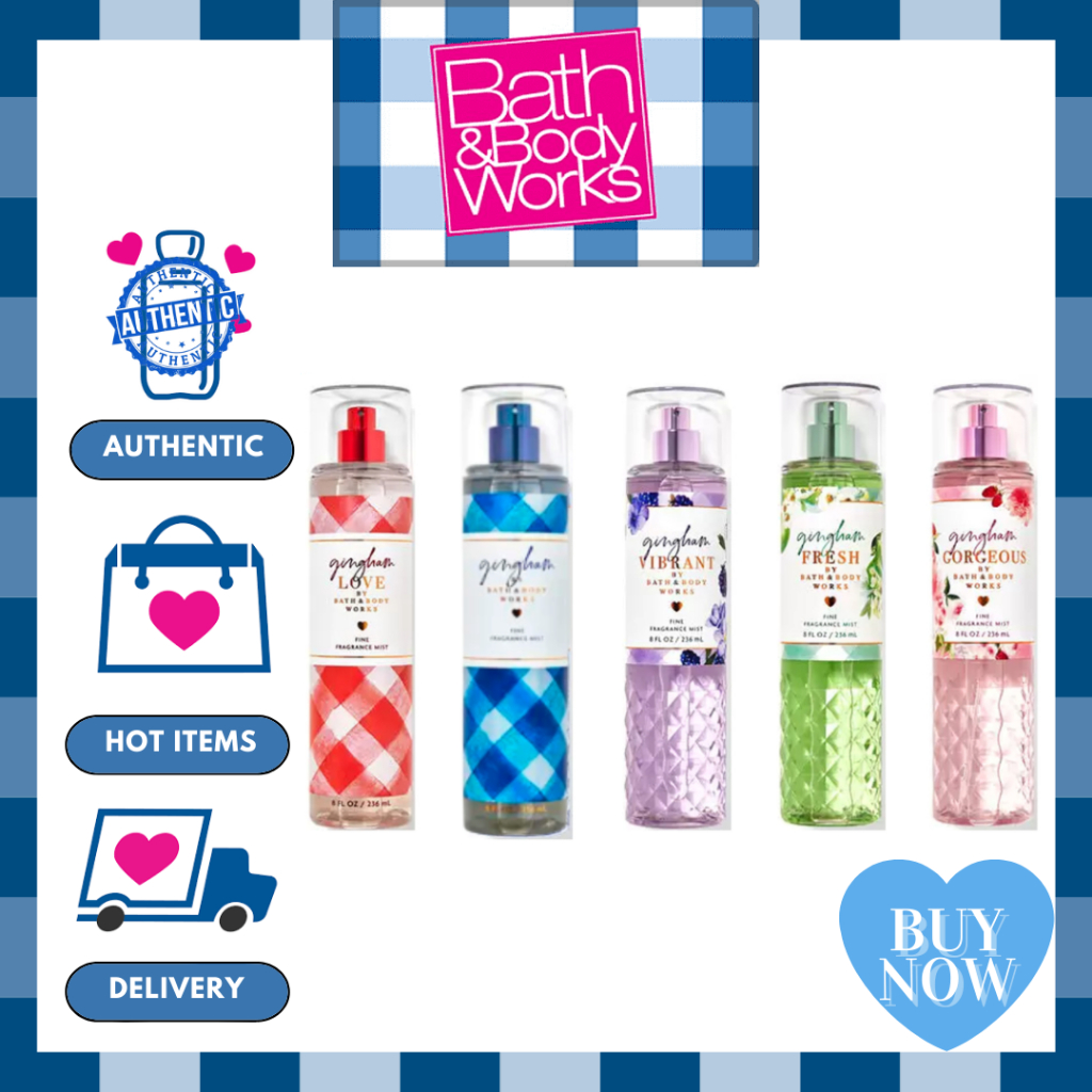 Xịt Thơm Toàn Thân Bath And Body Works - Gingham Body Mist (236ml)