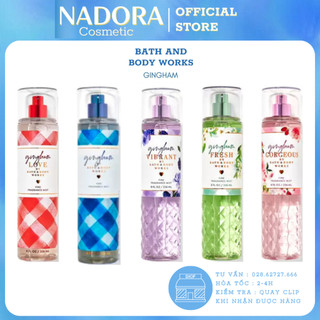 [Phân Loại] Xịt Thơm Toàn Thân Bath And Body Works - Gingham Body Mist (236ml)