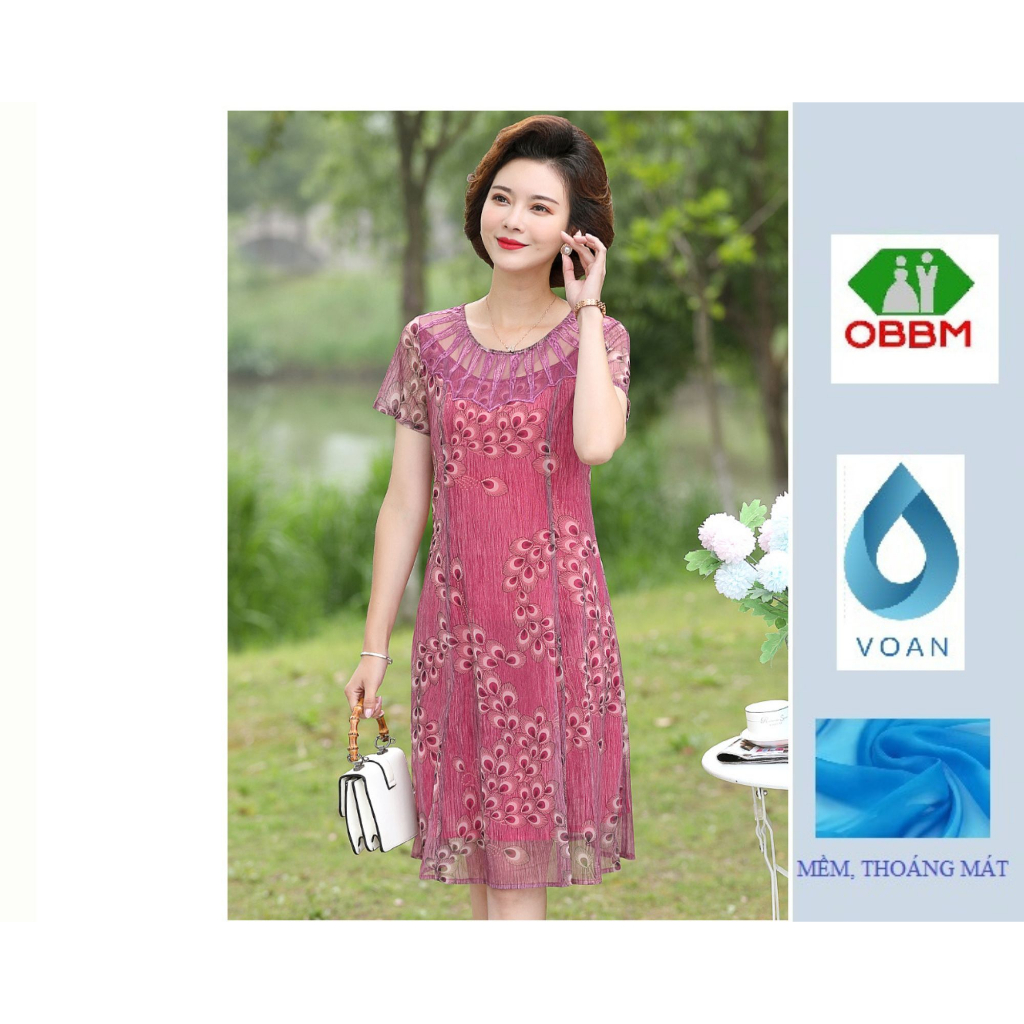 Đầm trung niên cao cấp ( cong)