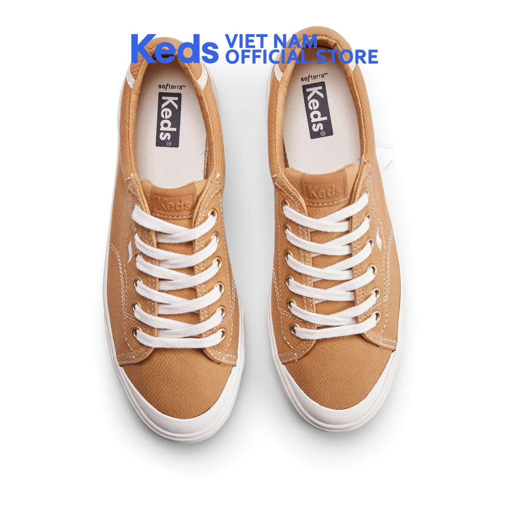 Giày Keds Nữ - Crew Kick 75 Canvas Workwear Tan- KD066276