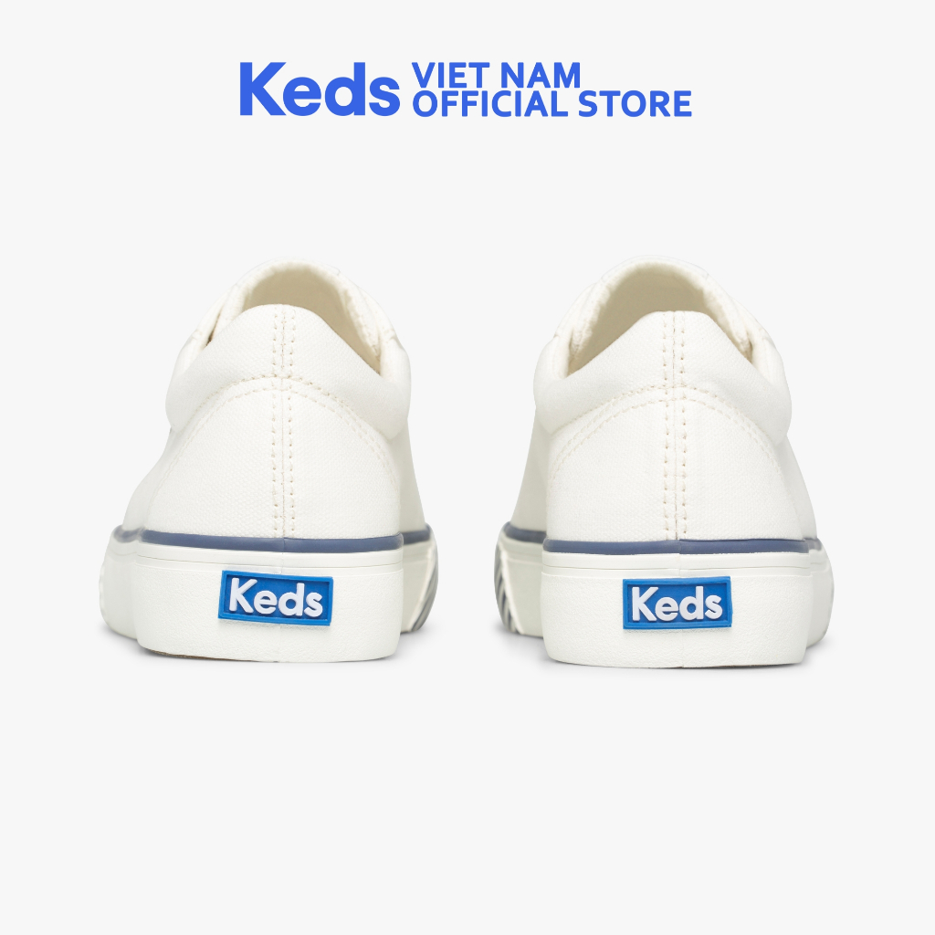 Giày Thể Thao Keds Nữ- Jump Kick Majestic Canvas White- KD065977