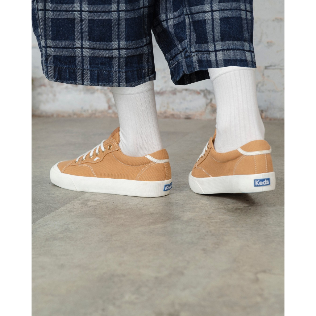 Giày Keds Nữ - Crew Kick 75 Canvas Workwear Tan- KD066276