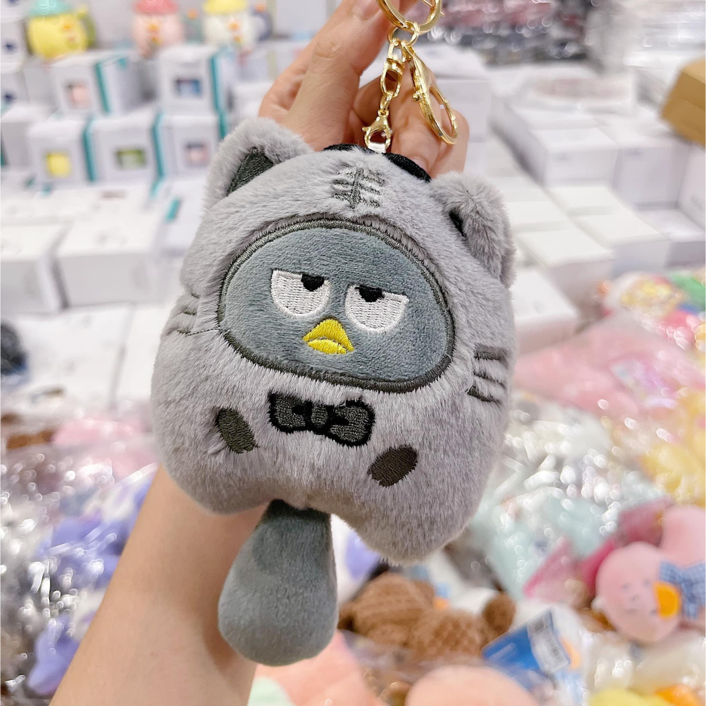 Móc khóa bông treo balo, túi xách, móc khóa thú nhồi bông thú kuromi