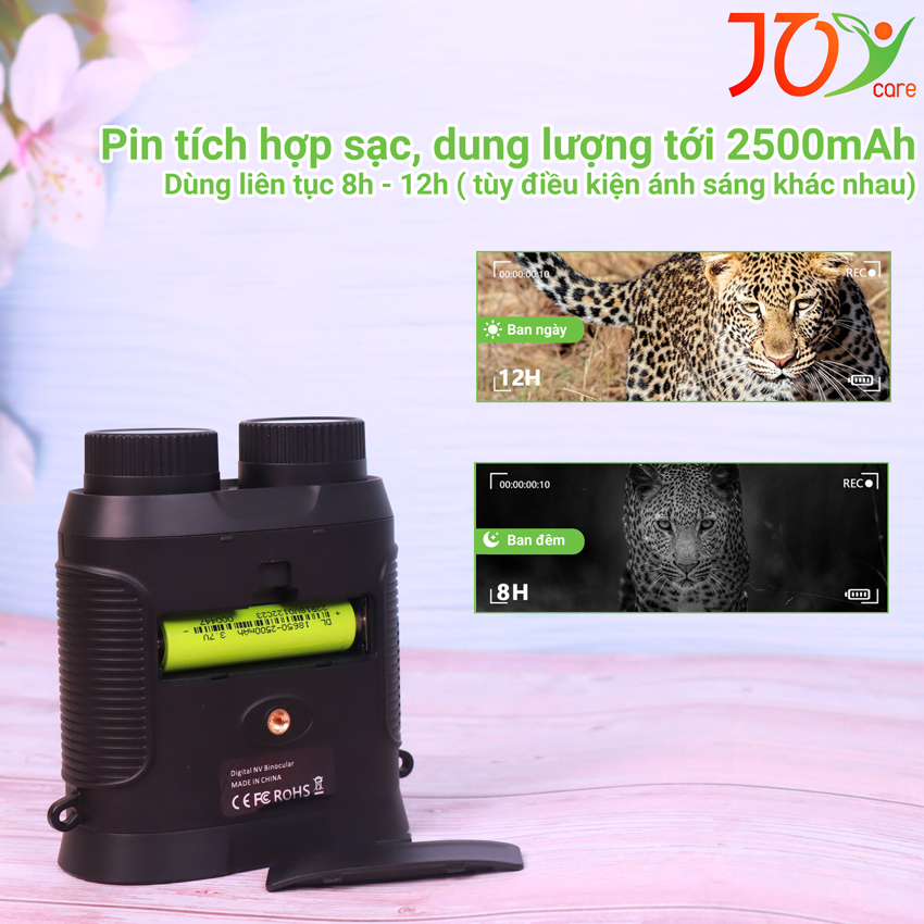 Ống nhòm kỹ thuật số hồng ngoại ban đêm DT29, có camera, quay video độ nét 2.5K Joycare JM-X25 | BigBuy360 - bigbuy360.vn