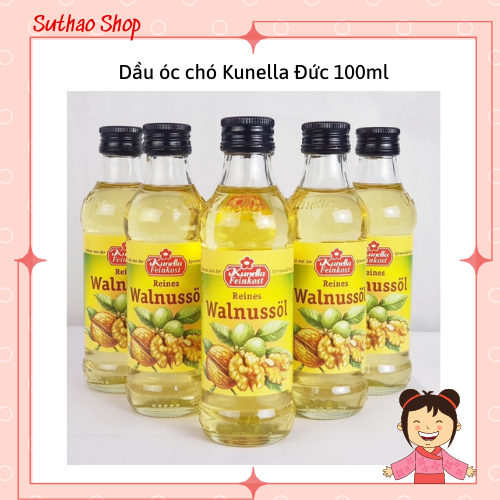 Dầu Óc Chó Kunella Đức 100ml Cho Bé Ăn Dặm (Date 5/2024)