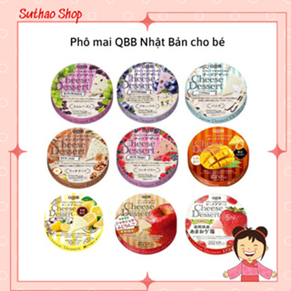 Phô Mai QBB Nhật Bản Cho Bé Ăn Dặm 90gr (Date mới nhất)