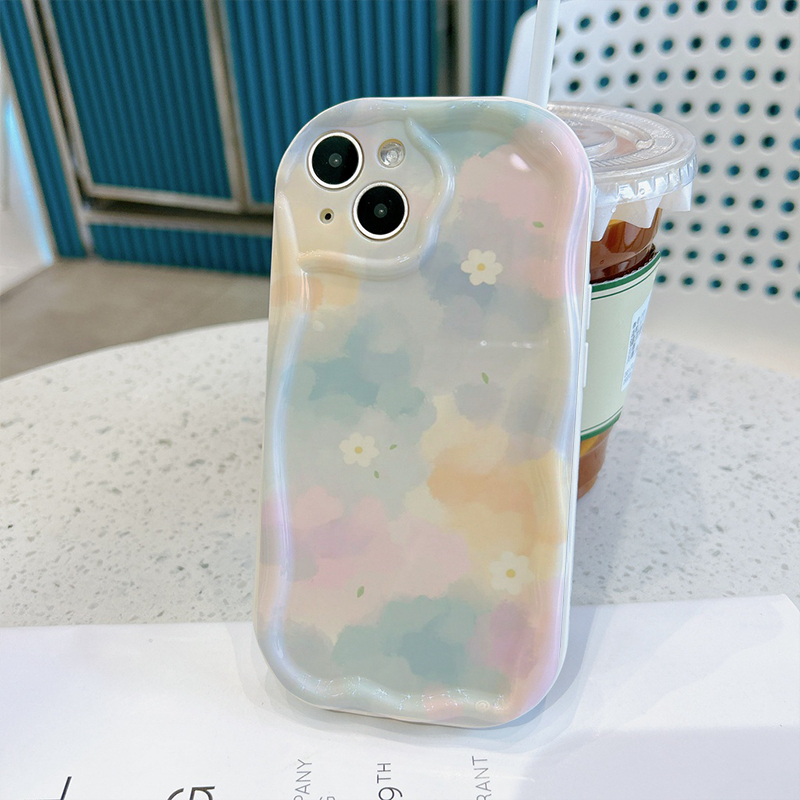 Ốp lưng iphone cạnh sóng nổi sắc hoa phai màu 6/6plus/6s/6splus/7/7plus/8/8plus/x/xs/11/12/13/14/pro/max sk5115
