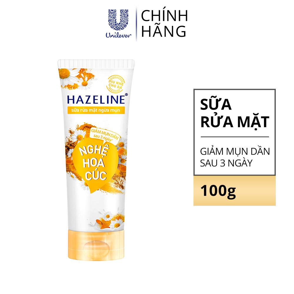 🌹Sữa Rửa Mặt Hazeline Nghệ Kiwi - 100g