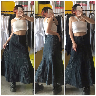 Chân váy jeans, quần short jeans Y2K