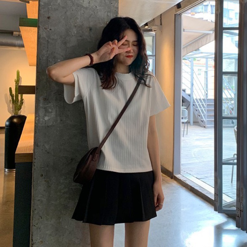 Áo thun gân lạnh tay dơi cổ leo Sammyhouse - mã Ao6917