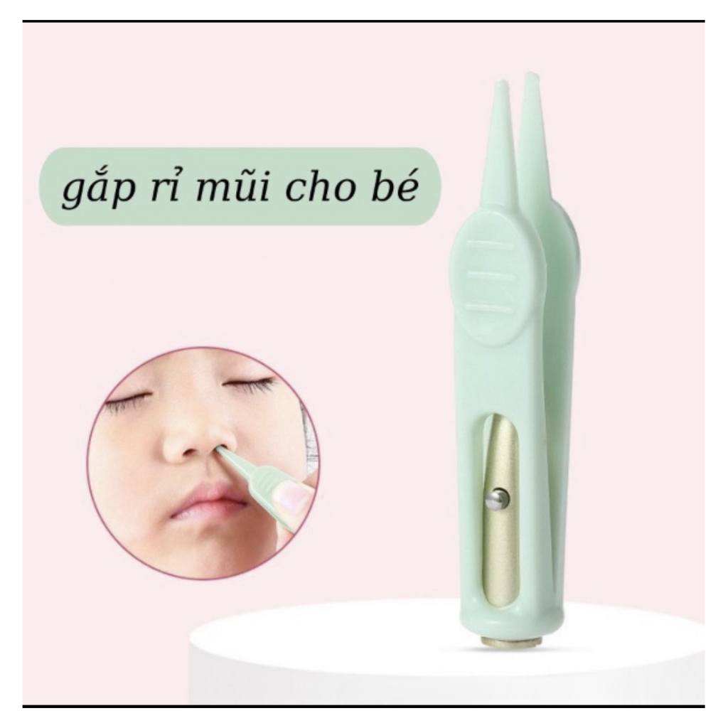 Bộ lấy ráy tai có đèn cho bé, bộ 3 món vệ sinh tai mũi cho bé và gia đình