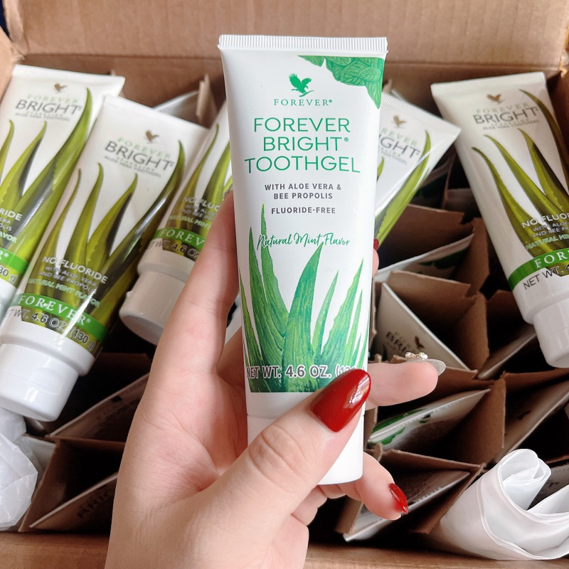 #028 KEM ĐÁNH RĂNG LÔ HỘI DATE MỚI NHẤT FOREVER ALOE VERA TOOTHGEL CHÍNH HÃNG