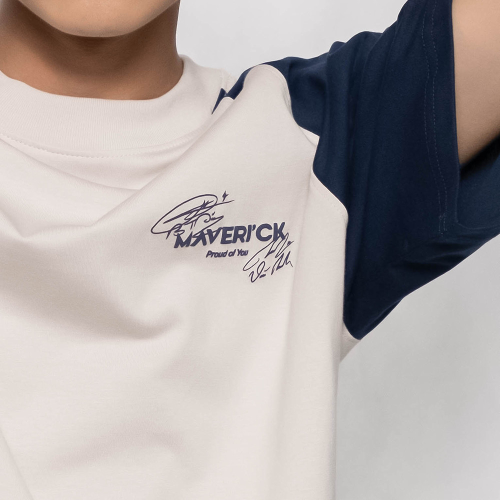 Áo Thun Local Brand Maverick Raplan Plus Unisex Grey-Navy 100% Cotton TShirt014  - Maverick Style