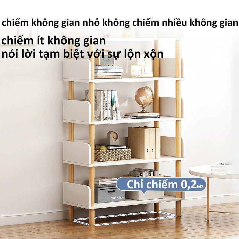 Woodland Kệ Sách Kệ Góc Tường Gỗ 6/5/4/3/2 Tầng Đa năng không gian lưu trữ lớn
