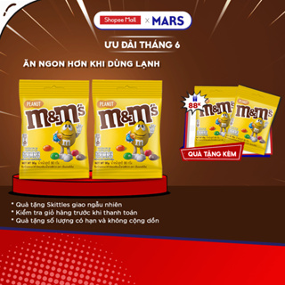 Combo 2 gói kẹo Sô Cô La đậu phộng M&M S gói 90g