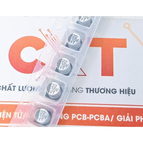 Tụ nhôm 22uF 16V 4.0x5.4mm