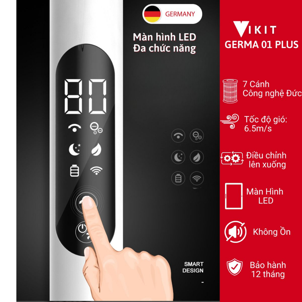 QUẠT CÂY CAO CẤP VIKIT GERMA01