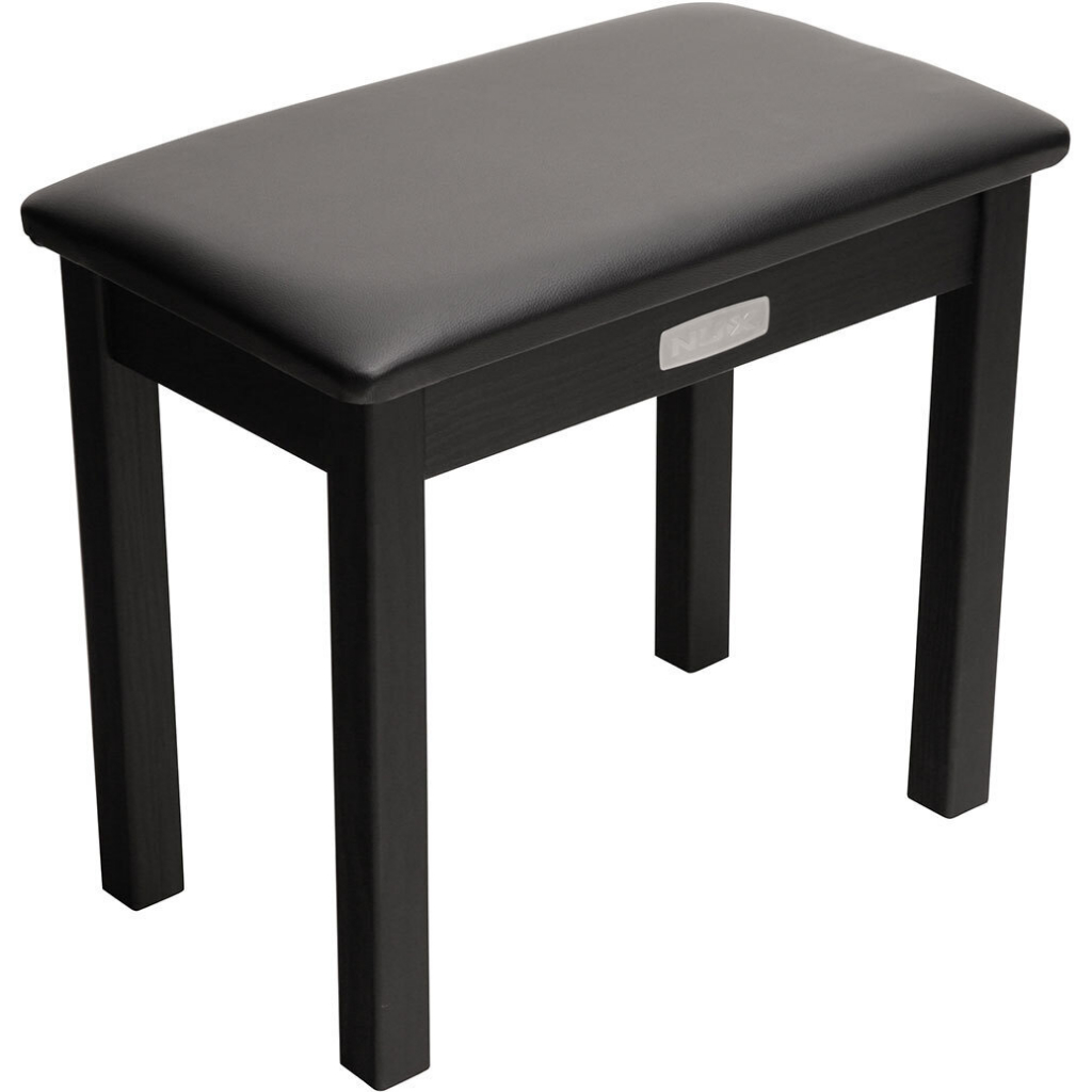 Ghế Piano/ Piano Stool/ Piano Bench - Nux STL1 - Gỗ cao cấp - Màu đen