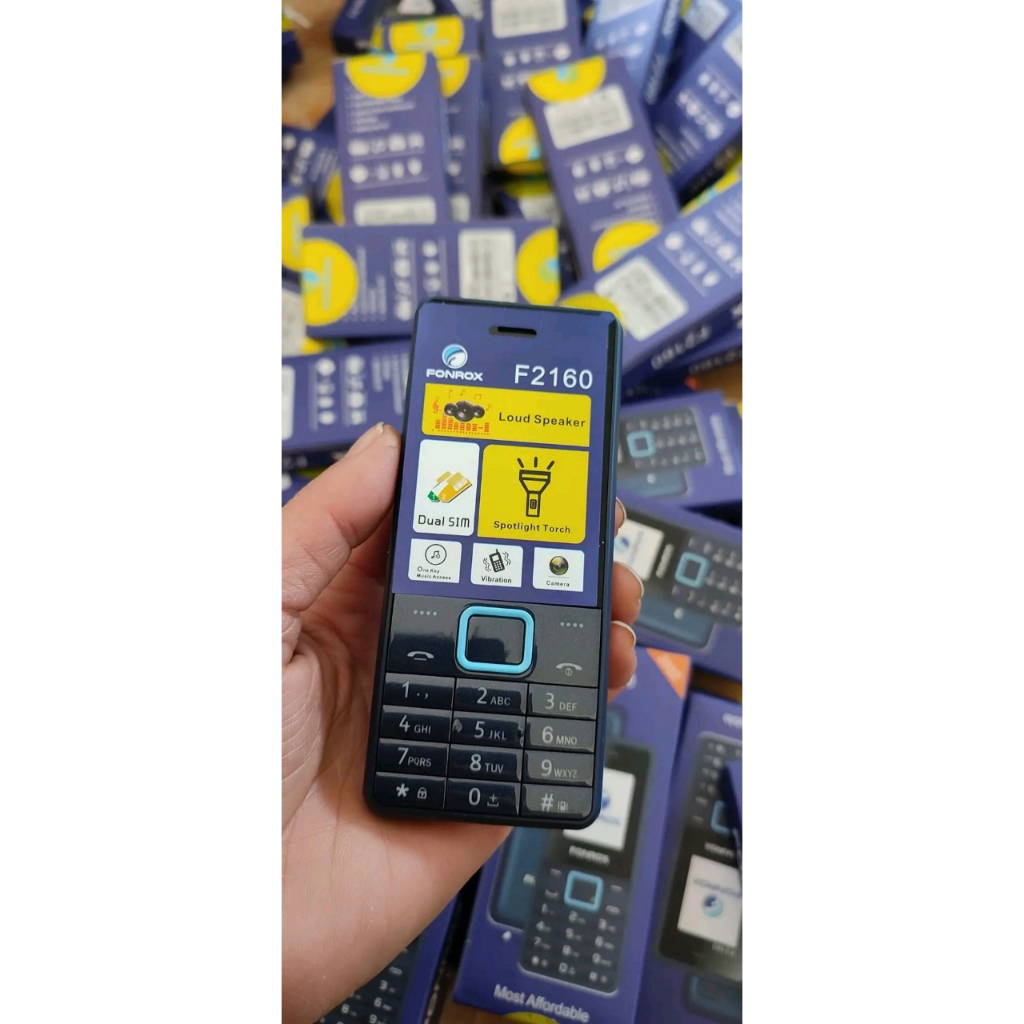 Điện thoại Fonrox F2160 ,2 sim 2 sóng - Mới ,nguyên seal