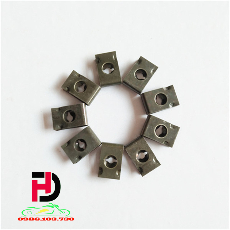 BÁT KẸP DÀN ÁO XE MÁY XE MÁY ĐIỆN SÀI ỐC 4-5MM 20 CÁI MẠ ĐEN