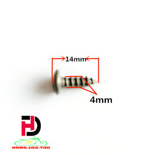 VÍT 4X14MM BẮT DÀN ÁO XE MÁY 20 CÁI