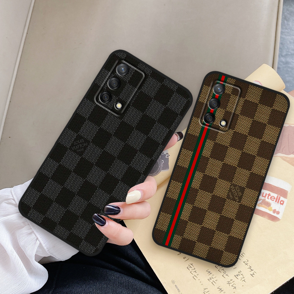 Ốp lưng Oppo A74 / A95 / A94 in hình thương hiệu thời trang phong cách