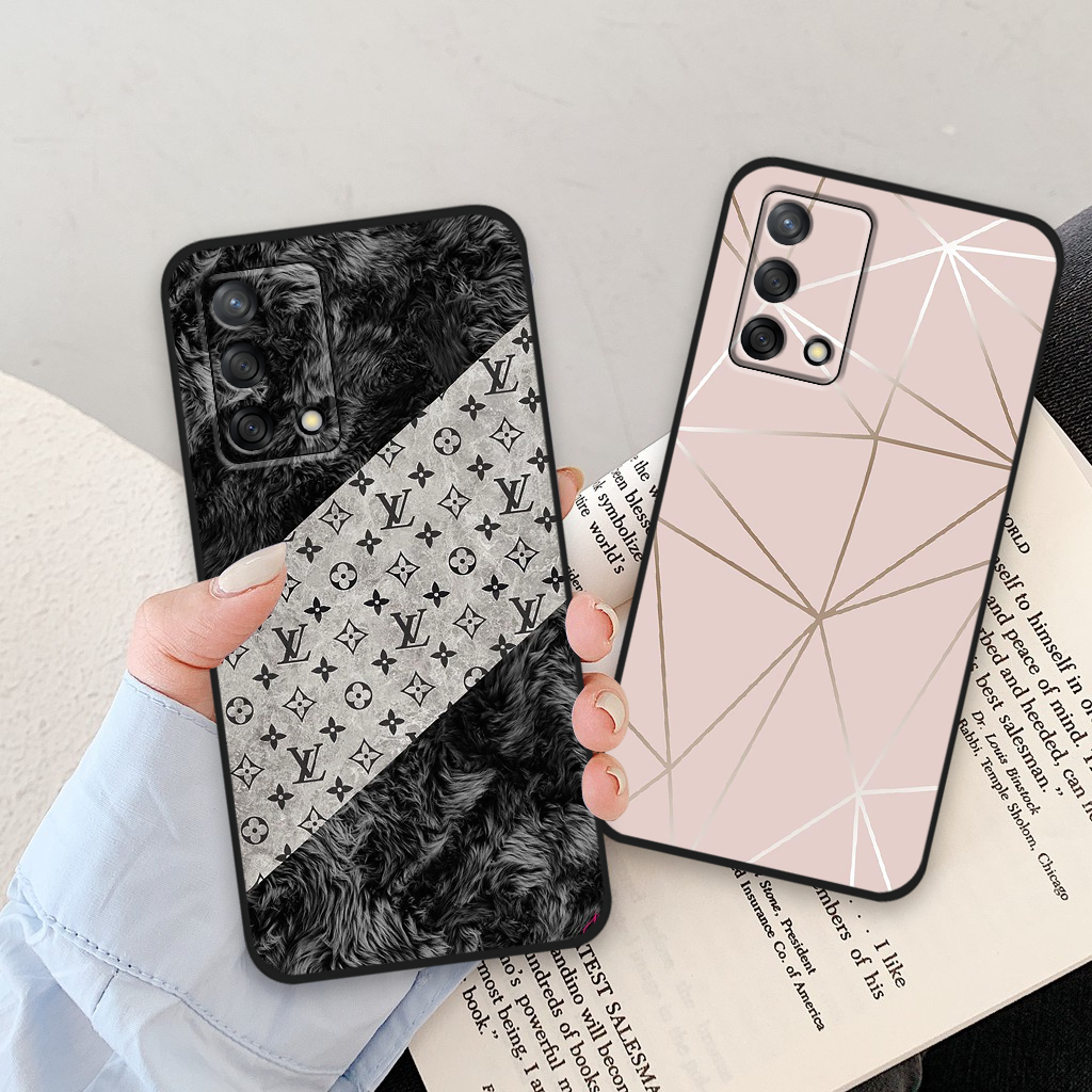 Ốp lưng Oppo A74 / A95 / A94 in hình thương hiệu thời trang phong cách