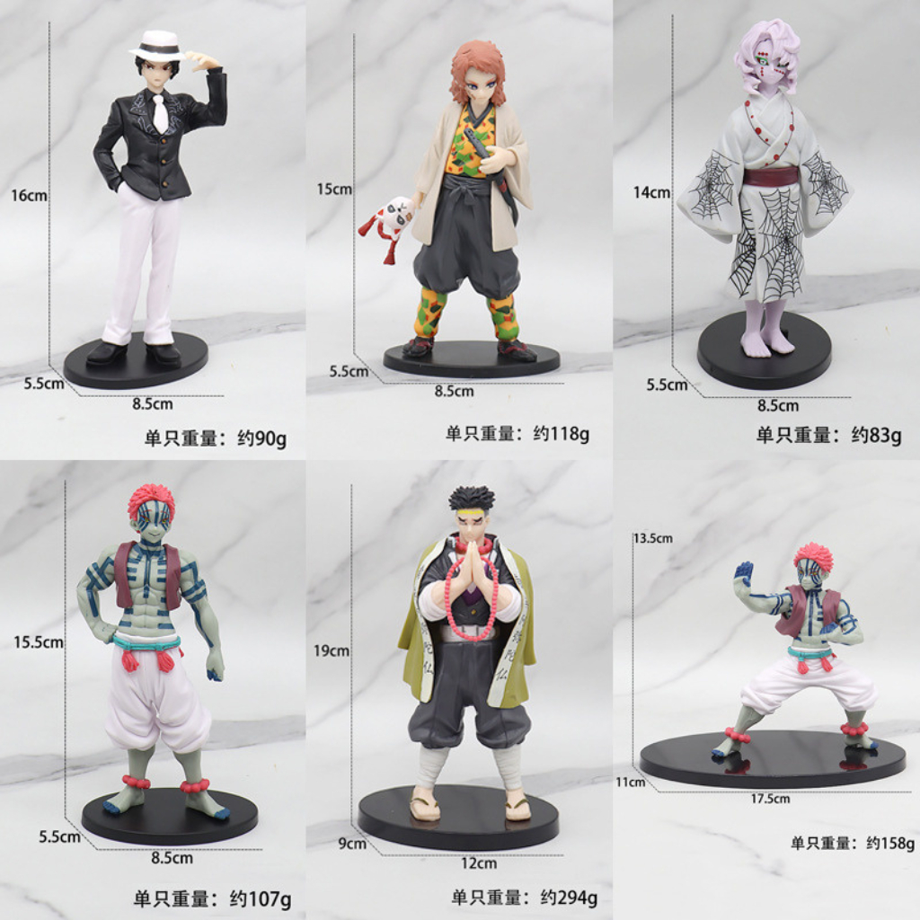 Mô hình anime Kimetsu No Yaiba Demon Slayer, thanh gươm diệt quỷ figure anime, tanjiro, zenitsu, mô hình trang trí