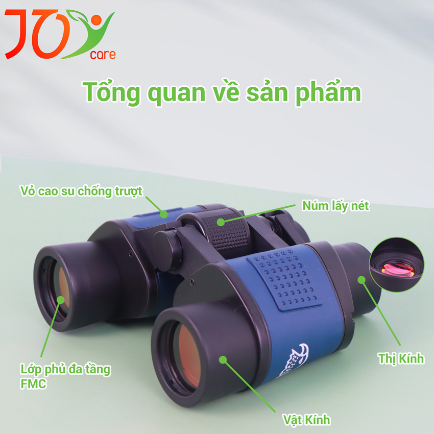 Ống nhòm Coated Optics 60×60, phủ thấu kính đa tầng FMC, có hỗ trợ nhìn ban đêm Joycare JM-X60 | BigBuy360 - bigbuy360.vn