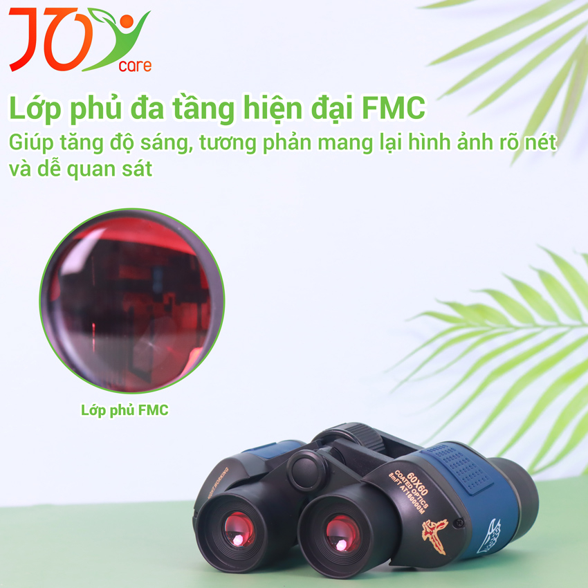 Ống nhòm Coated Optics 60×60, phủ thấu kính đa tầng FMC, có hỗ trợ nhìn ban đêm Joycare JM-X60 | BigBuy360 - bigbuy360.vn