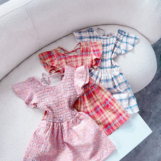 SP019764 JUMPSUIT BABY KẺ CARO