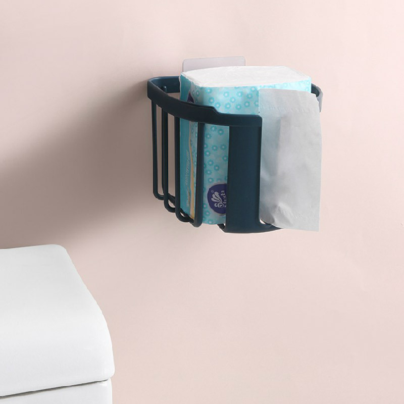 Khay hộp giỏ đựng giấy vệ sinh đồ dùng cá nhân phòng tắm dán tường tiện lợi My Home DN135
