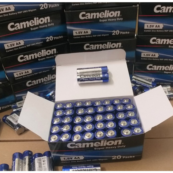 Hộp 40 viên pin tiểu AA Camelion Super Heavy Duty Battery 1.5V - Hàng chính hãng