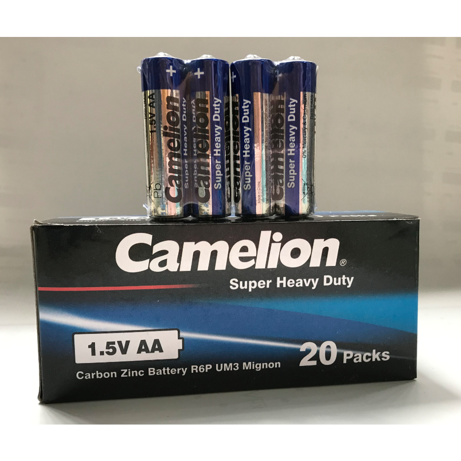 Hộp 40 viên pin tiểu AA Camelion Super Heavy Duty Battery 1.5V - Hàng chính hãng