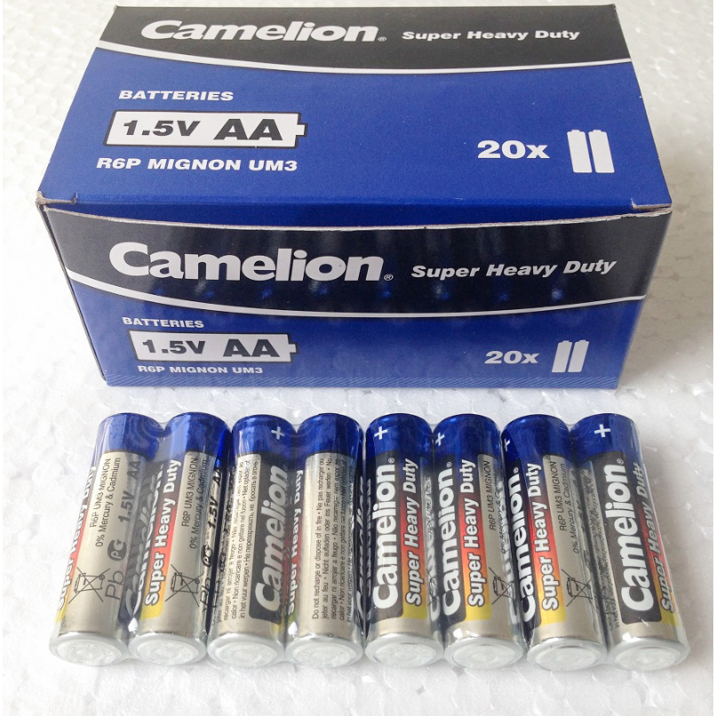 Hộp 40 viên pin tiểu AA Camelion Super Heavy Duty Battery 1.5V - Hàng chính hãng