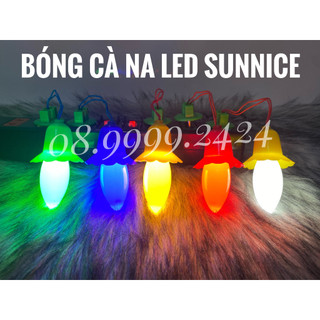 Bóng cà na led 1w sunnice, bóng led trái ớt, bóng led quả nhót