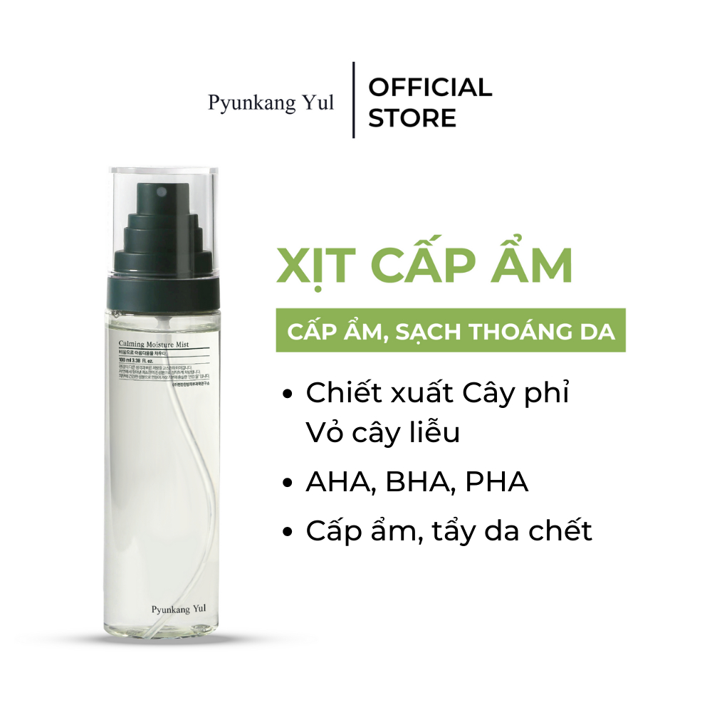 Xịt cấp ẩm và phục hồi da Calming Moisture Mist Pyunkang Yul 100ml
