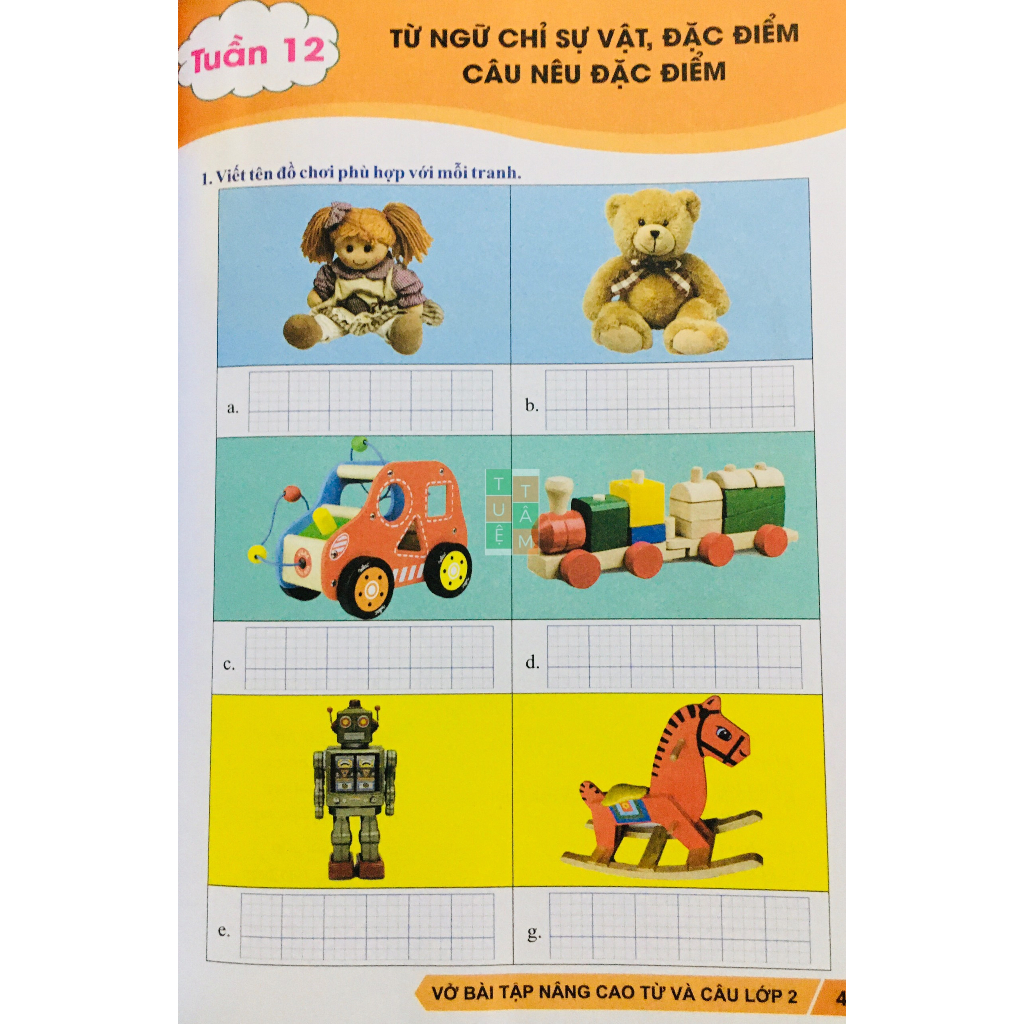 Sách - Vở bài tập nâng cao từ và câu lớp 2