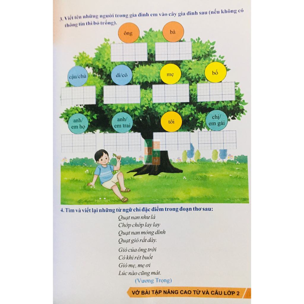 Sách - Vở bài tập nâng cao từ và câu lớp 2