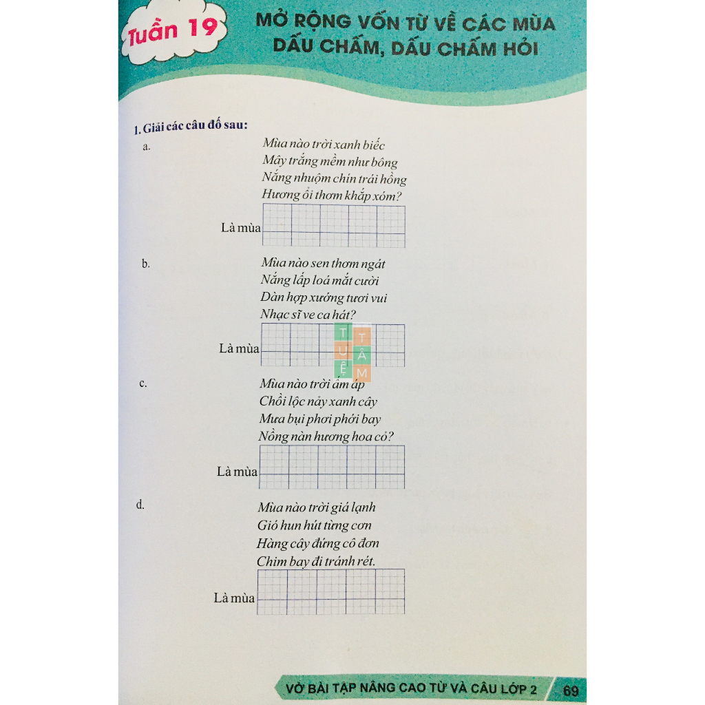 Sách - Vở bài tập nâng cao từ và câu lớp 2